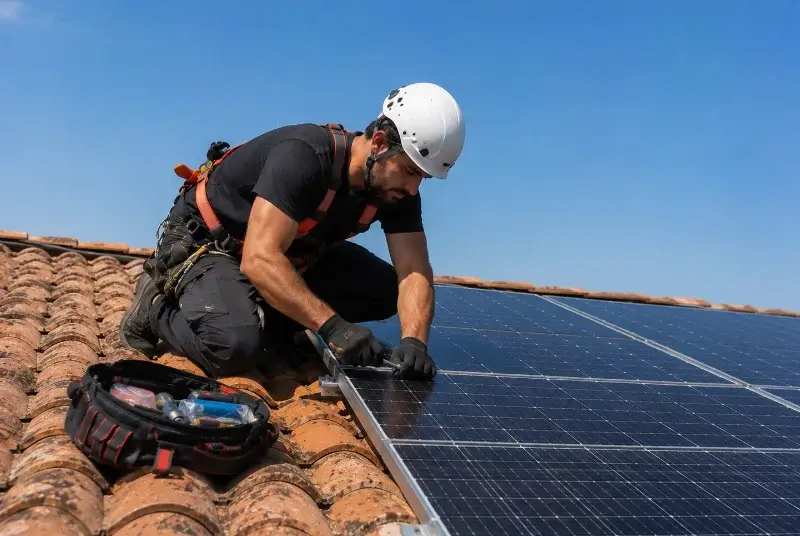 Maintenance et monitoring de panneaux solaires à Chaumont
